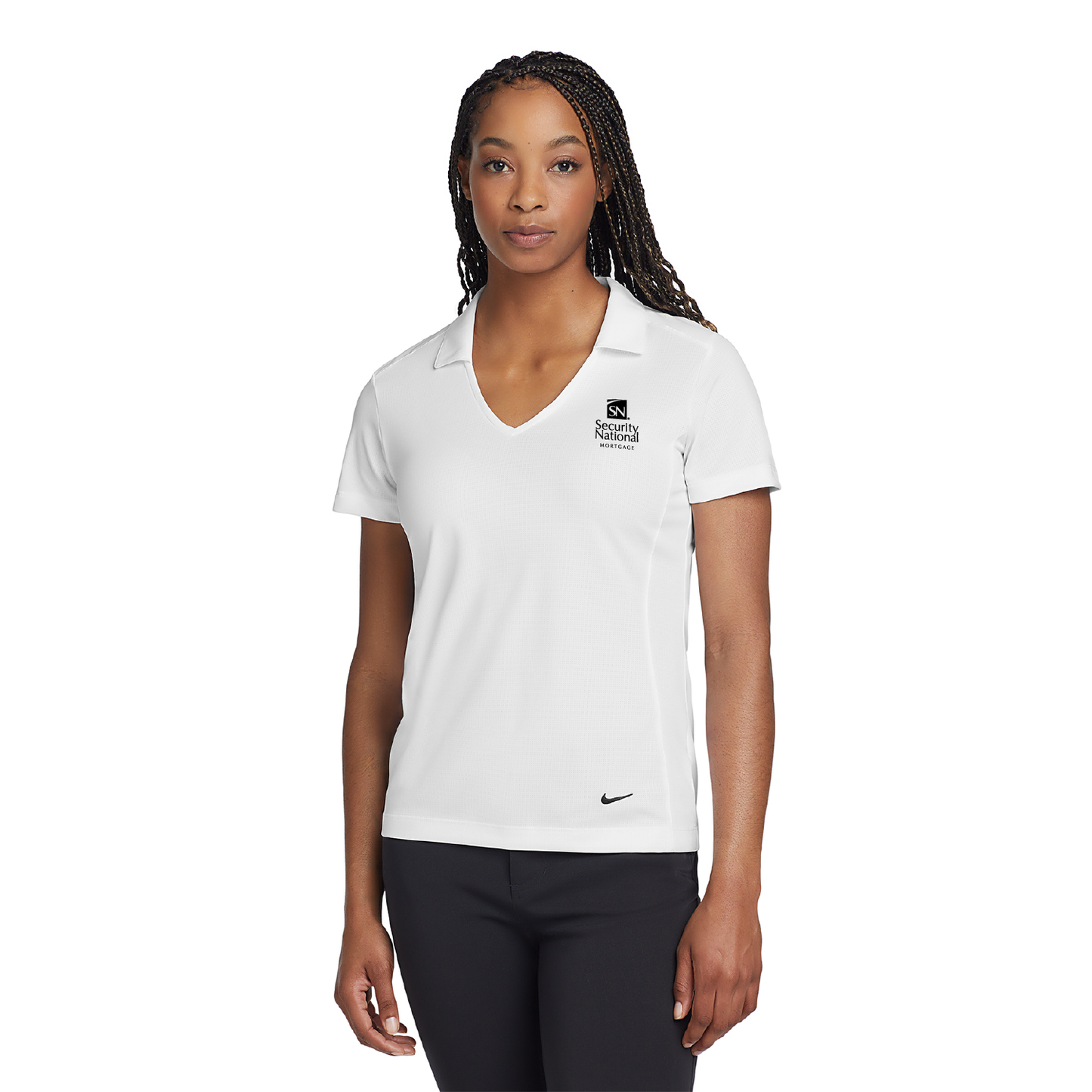 Nike Ladies Dri-FIT Vertical Mesh Polo