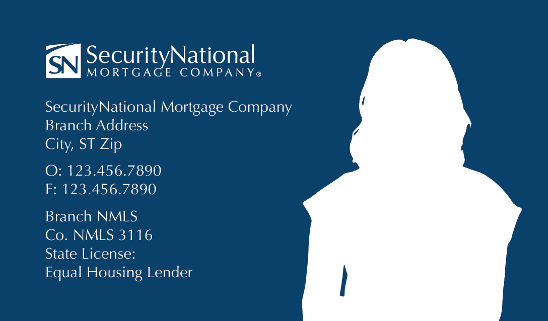 SecurityNational BUSINESS CARD - BLUE DESIGN HORIZONTAL