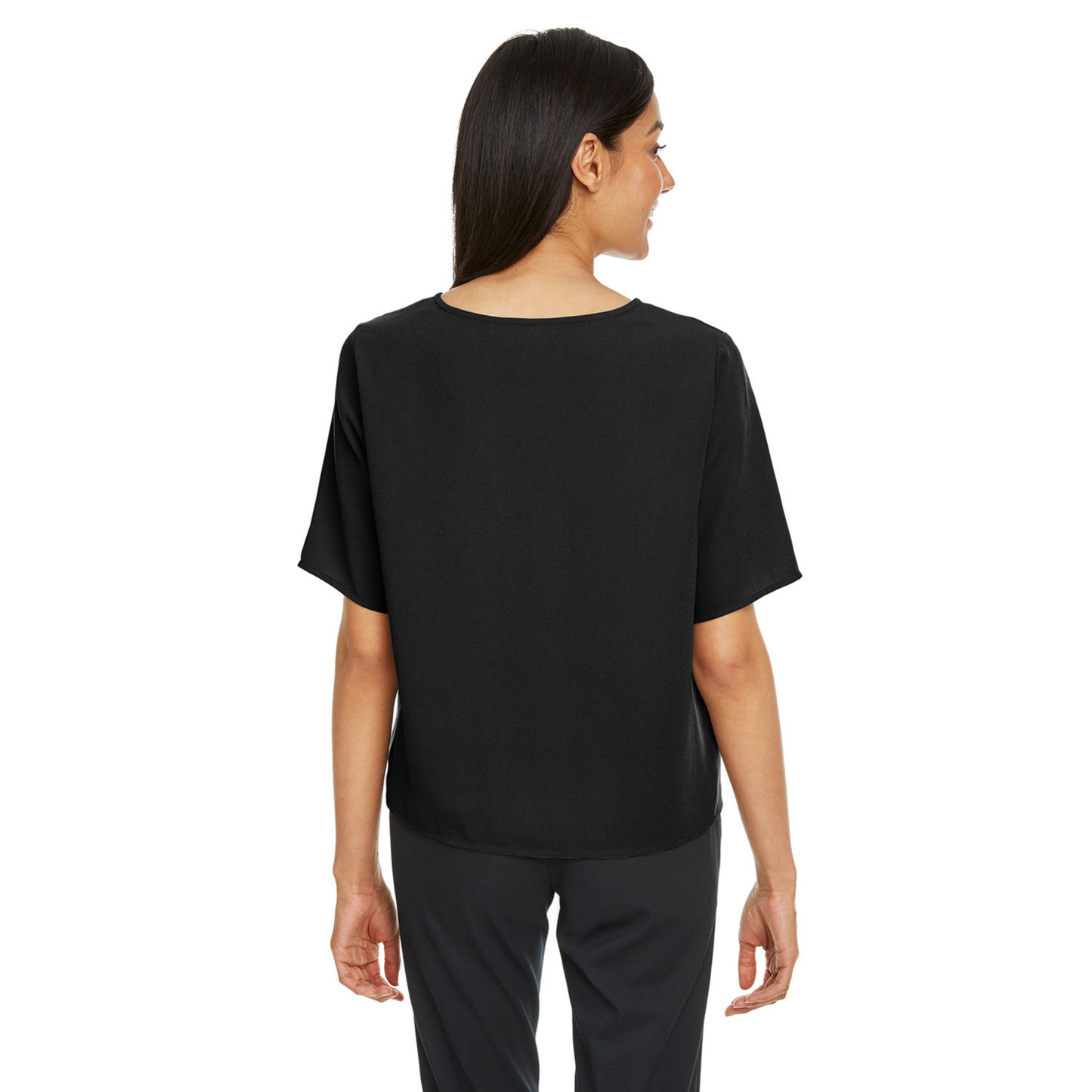 Devon & Jones Ladies' Perfect Fit™️ Tie-Front Blouse