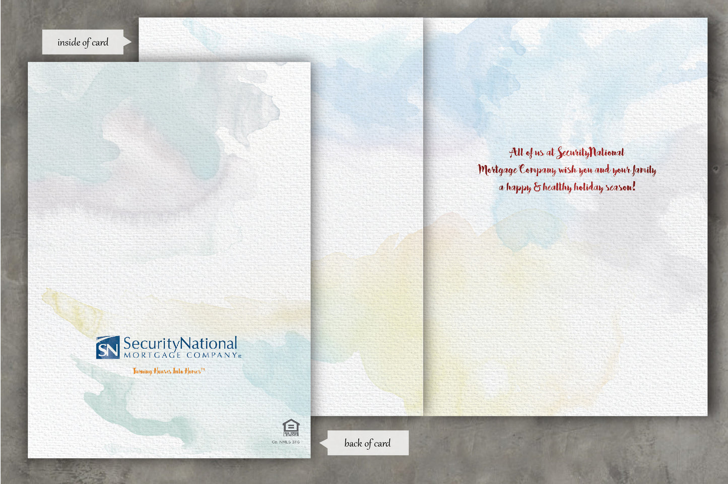 Holiday Card - Cardinal Design w/envelopes