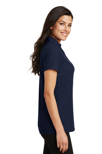Ladies Silk Touch™ Y-Neck Polo w/ SNMC full logo
