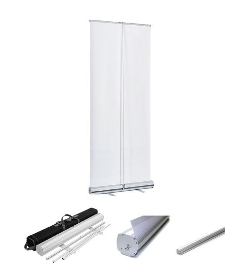 ECONOMY 33" x 81" Banner (FULL PACKAGE HARDWARE + PRINT + CARRY BAG)