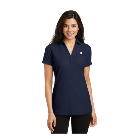 Ladies NEW EMPLOYEE Silk Touch Y-Neck Polo