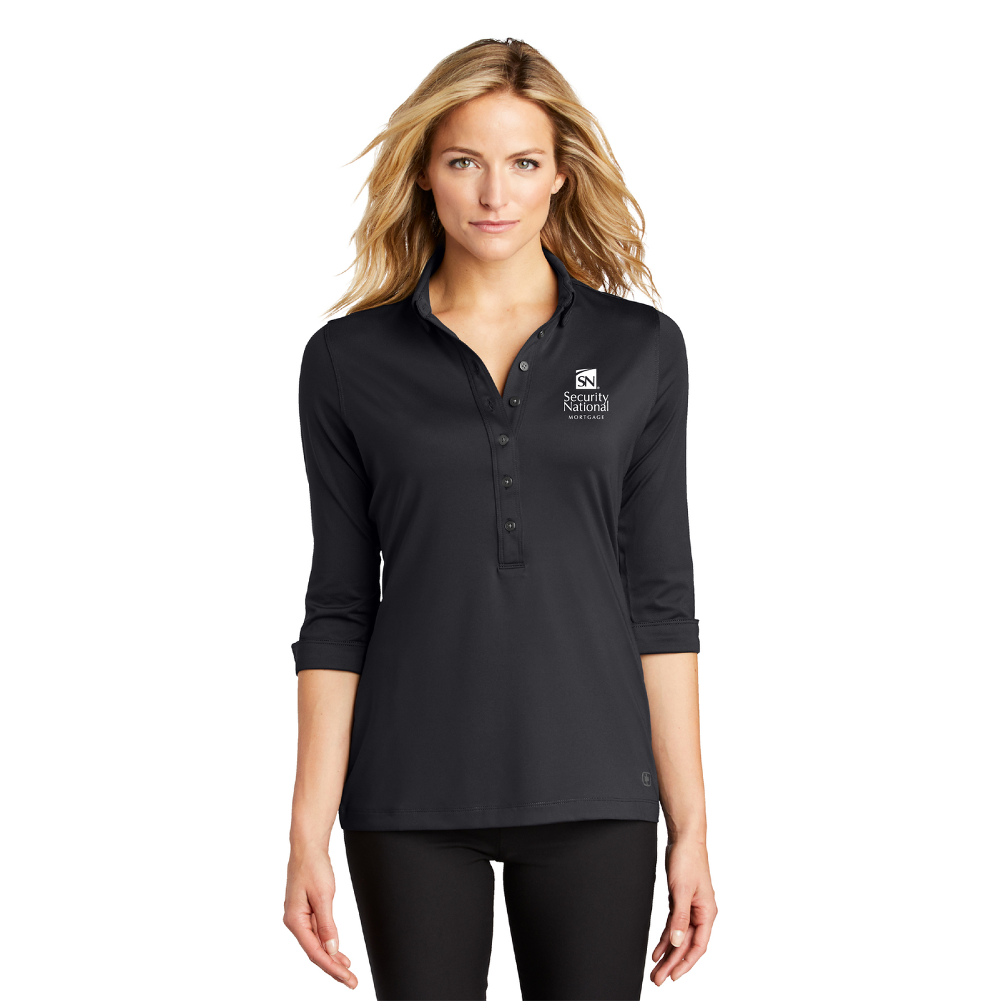 Ladies Black OGIO Gauge Polo