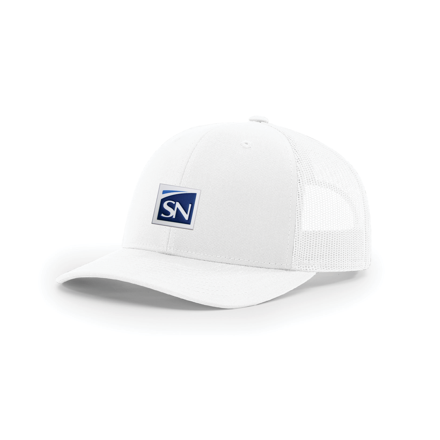 White Low Profile Trucker