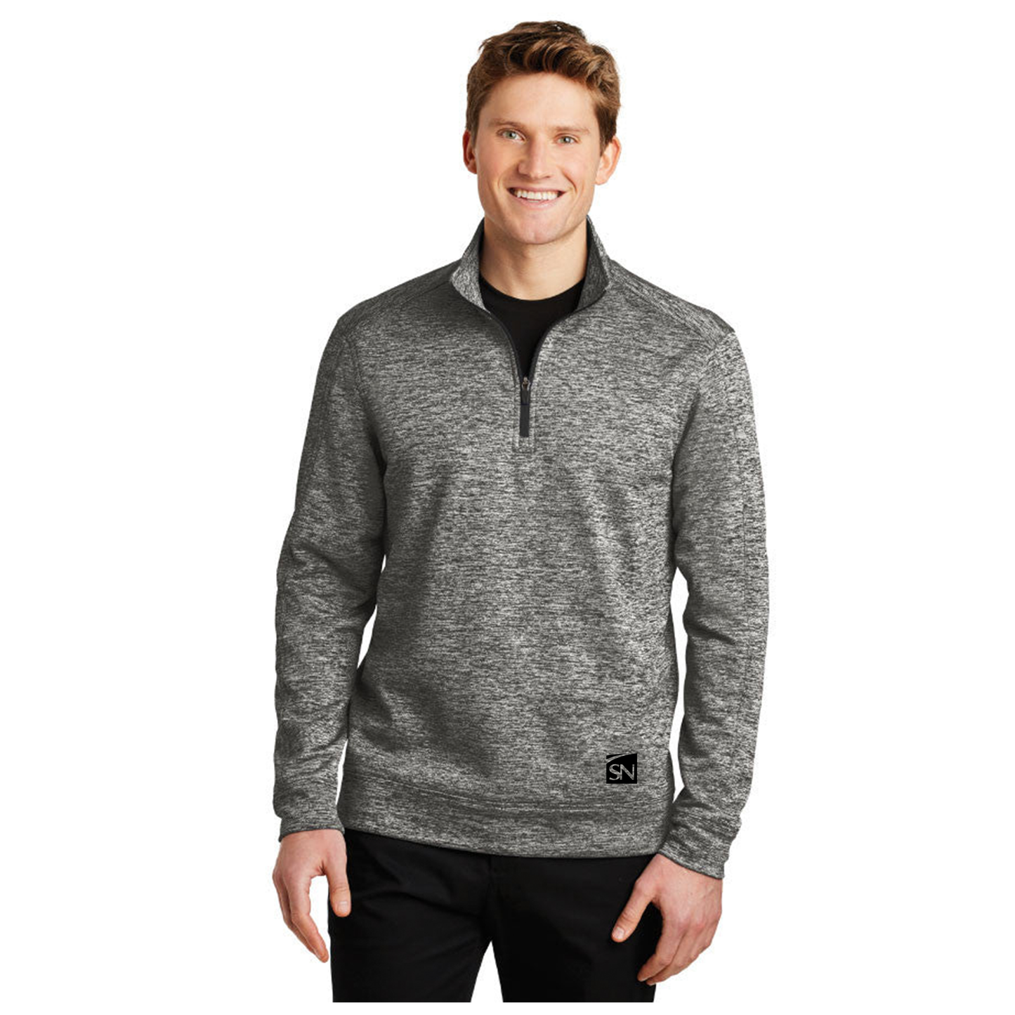 Sport-Tek® PosiCharge® Electric Heather Fleece 1/4 Zip Pullover