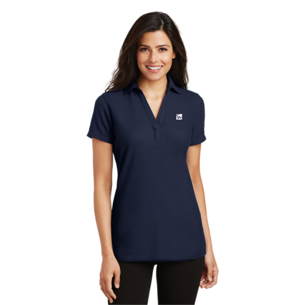 Ladies NEW EMPLOYEE Silk Touch Y-Neck Polo