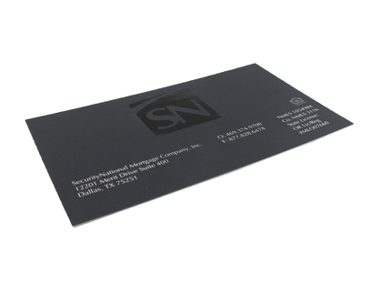 SecurityNational BUSINESS CARD  - BLACK DESIGN