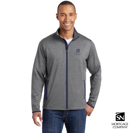 Adult Sport-Tek® Sport-Wick® Stretch Contrast Full Zip Jacket