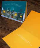 Holiday Card - House Design w/envelopes