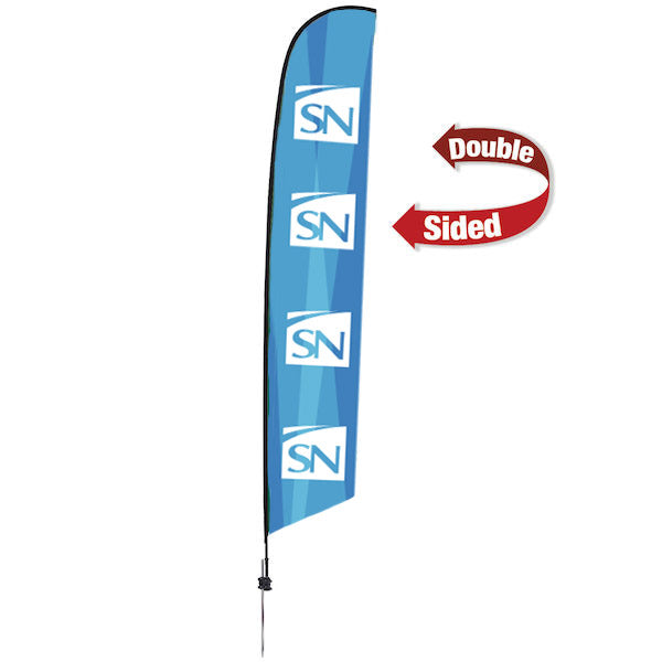 (14') Double Sided Feather Flag - Large